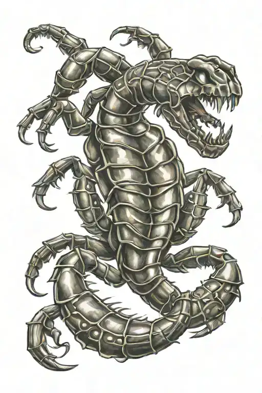 Scorpion With Open Claws
