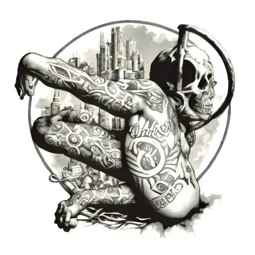 A Man Suicide In The Circle Whose Made