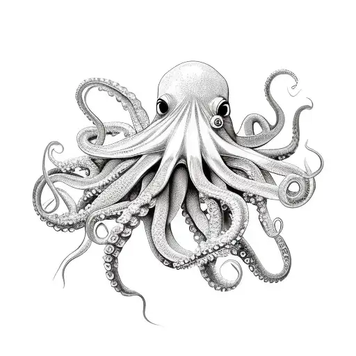 Octopus With Delicate Tentacles