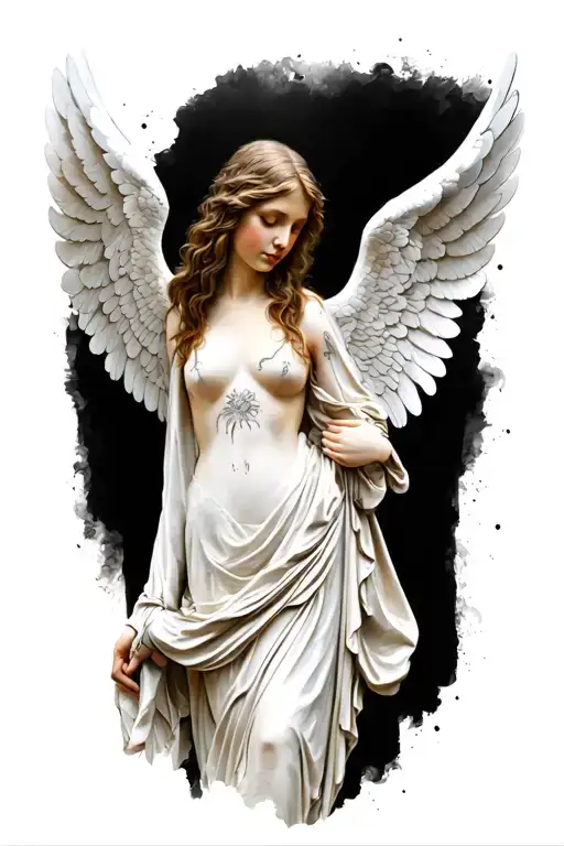 Angel With Wings And No Face