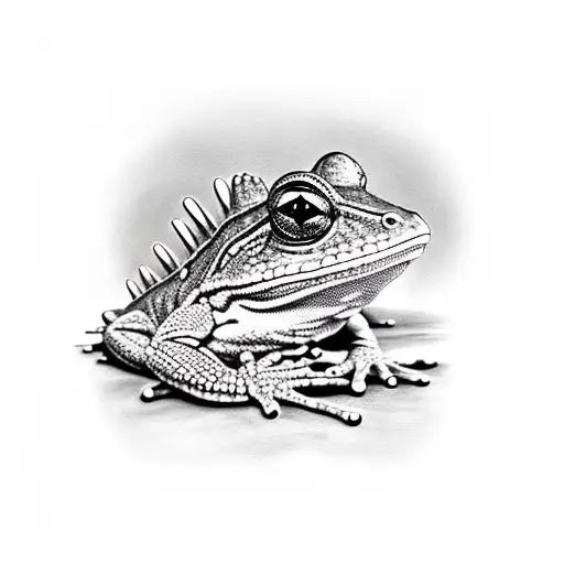 Lizard And Frog Colorful