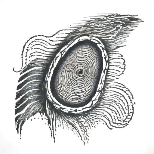 Fingerprint With Roman Numerals