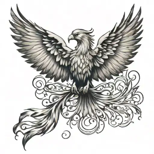 Freedom As Text And Phoenix Bird