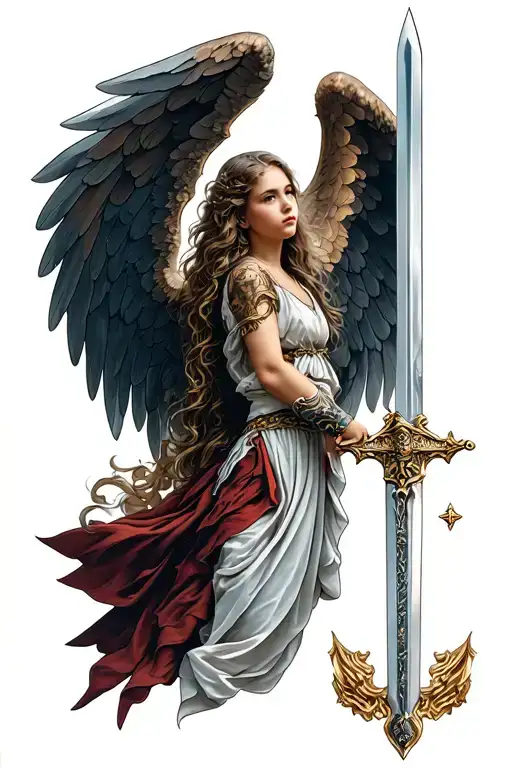 Arch Angel With Sword