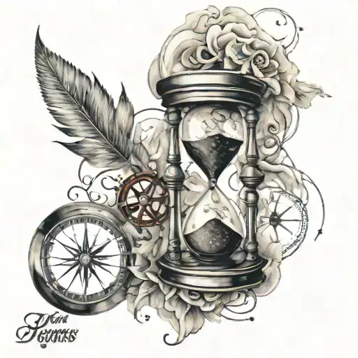 Hourglass Compass Smoke Trash Polka