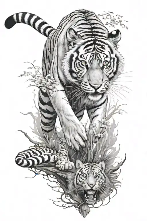 Tiger Catch A Griffin