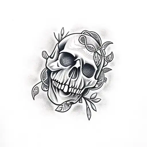 Vines With Skull