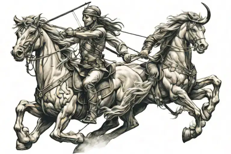 Sagittarius Archer Riding