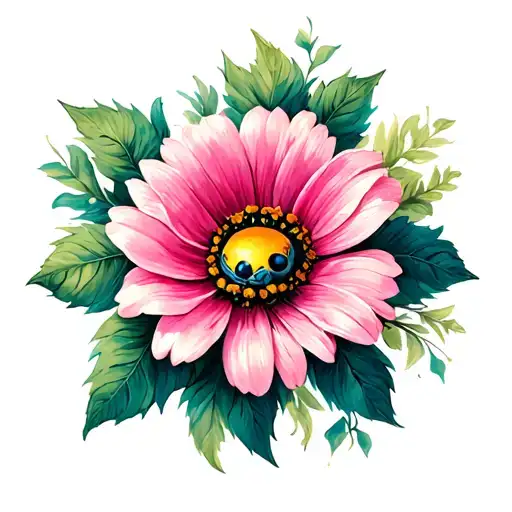 Cross With Spider Lil Flower