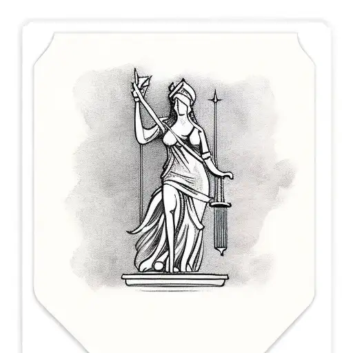 Lady Justice As A Tarrot Card Always Representing Libra