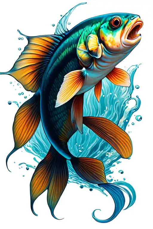 Swimming Against The Tide Fish Swimming