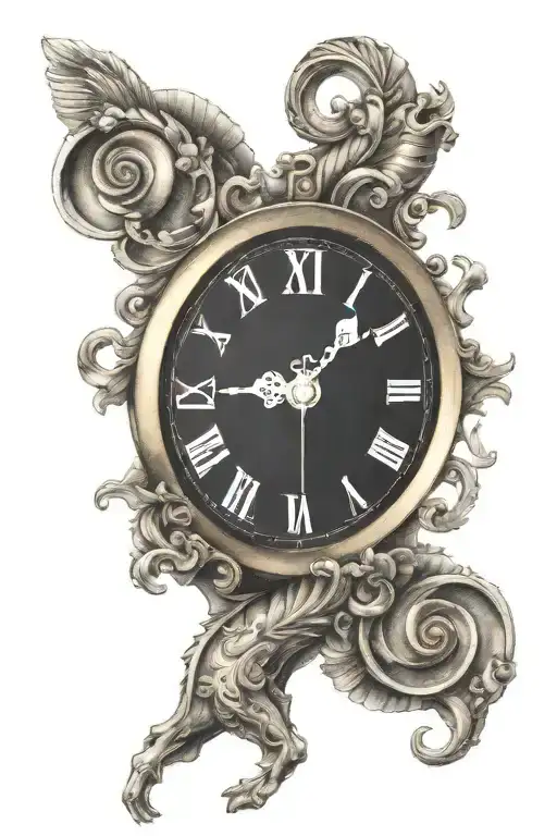 Aries Clock Face Polka Cards