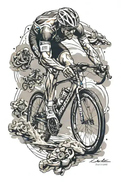 Triathlon Ironman M Dot Work