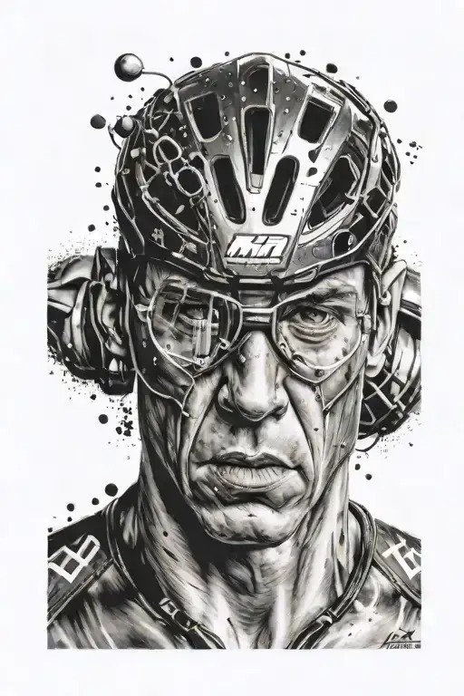 Triathlon Ironman M Dot Work The Fade