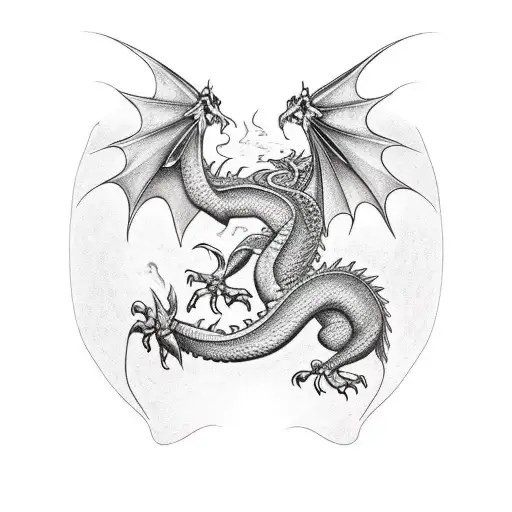 Dragon Driven By Strenght And Luck