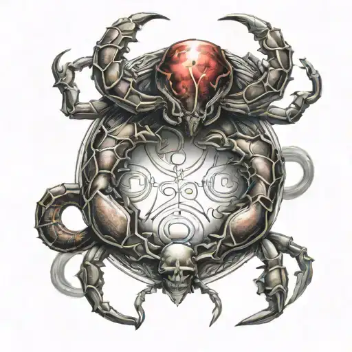 Cancer & Scorpio Zodiac Sign Intertwined