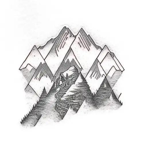 Mountains Forest Hobbit