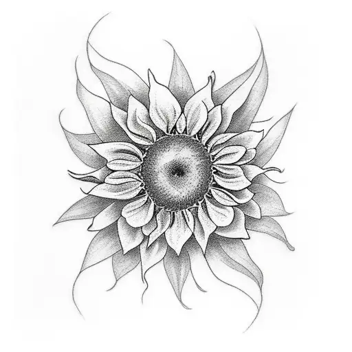 Butterfly Half Of It A Sunflower