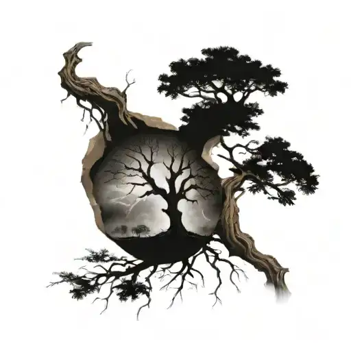 Lightning Tree Surrounded