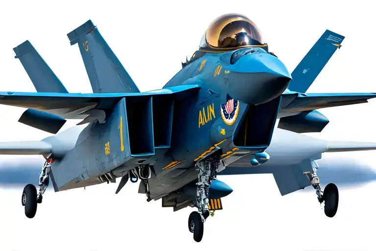 F-18 Blue Angel Coming