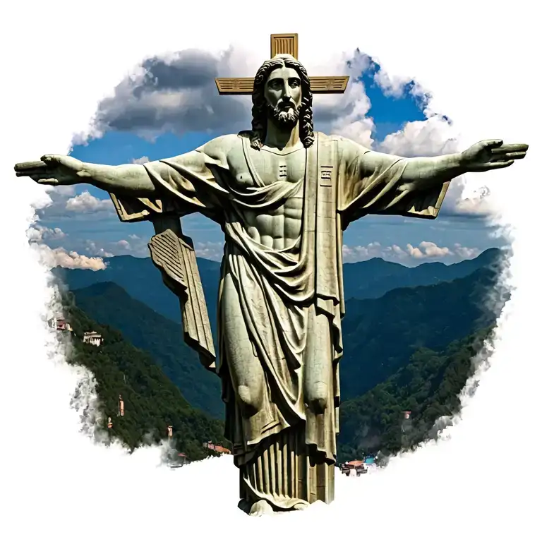Jesus Christ Redeemer Statue In Brazil