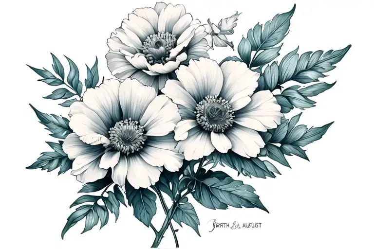 Birth Flowers Of August