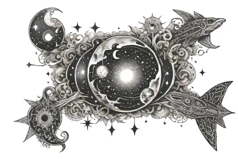 Henna Inspired Astronomical