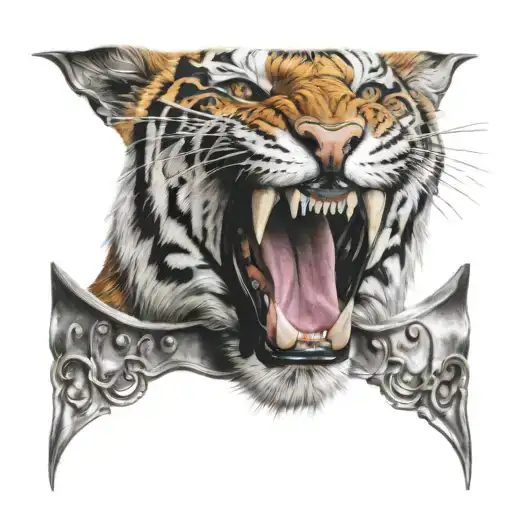 Braces On Tiger Teeth