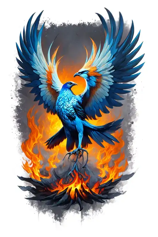 Phoenix Rising From The Ashes