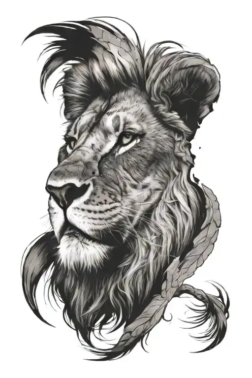 A Lion Out Of Breath