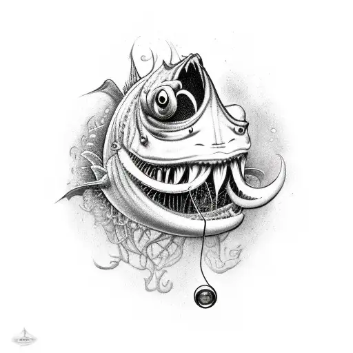 Sinister Angler Fish From Hell