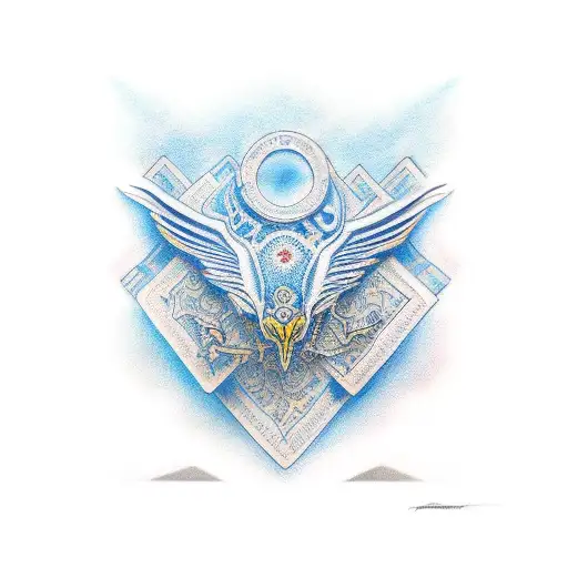 Opne Book With Blue Ribbon