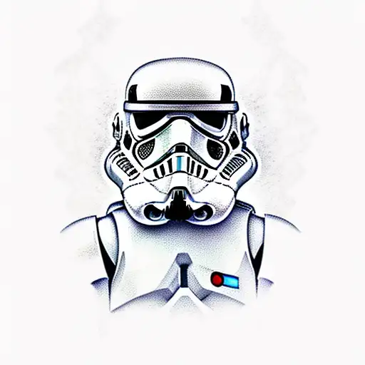 Storm Trooper With Skull