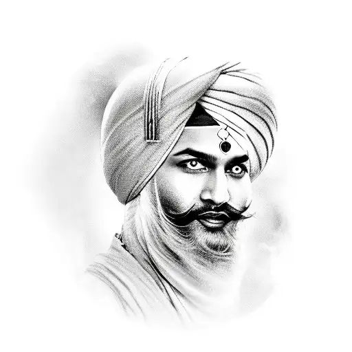 Sikh Warrior Religious Full Sleeve