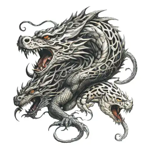 Two Dragons Save Tiger