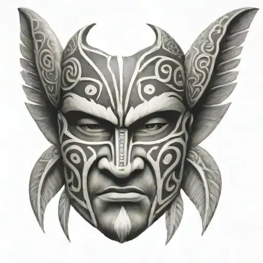 Maori Warrior Mask