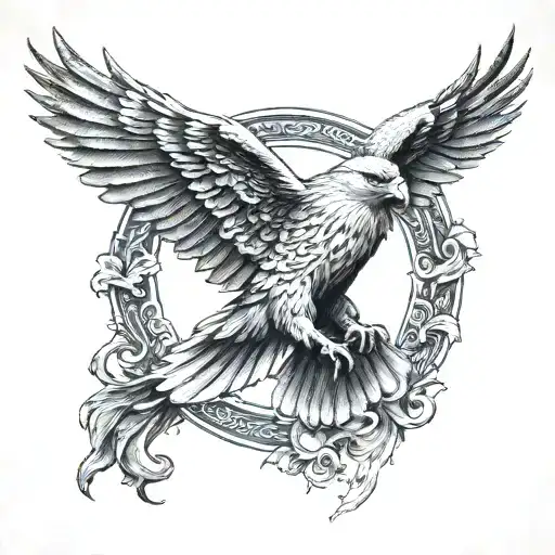 Polish Falcon Irish Harp