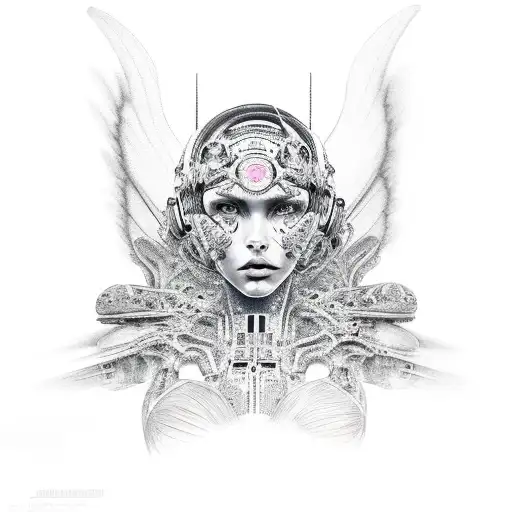 Mech Angel Face
