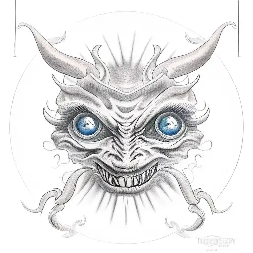 Demon Eyes And Smile