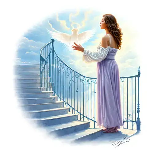 Staircase To Heaven To Reach Mom