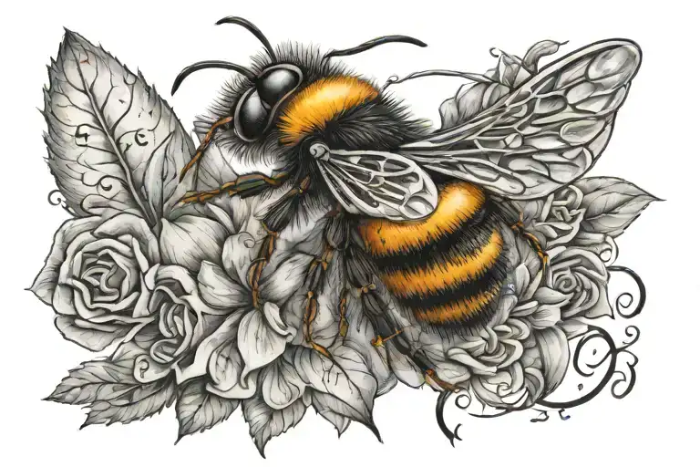 Letters Bb In Cursive Writing With A Bumble Bee Underneath