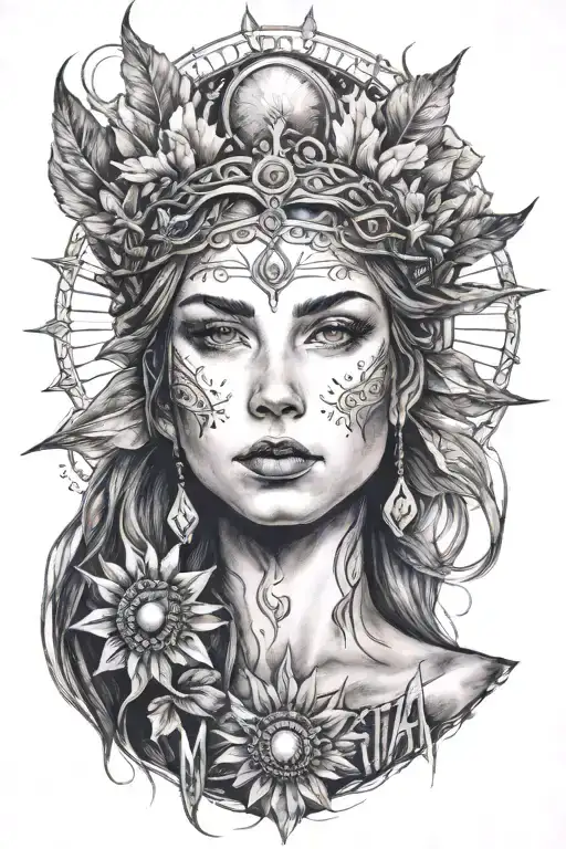 The Girl With The Sun Crown
