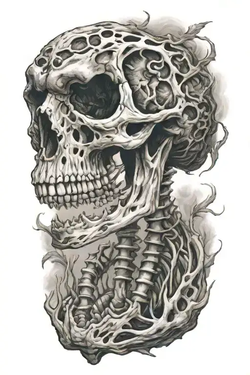 Fossil Dinosaur Skeleton