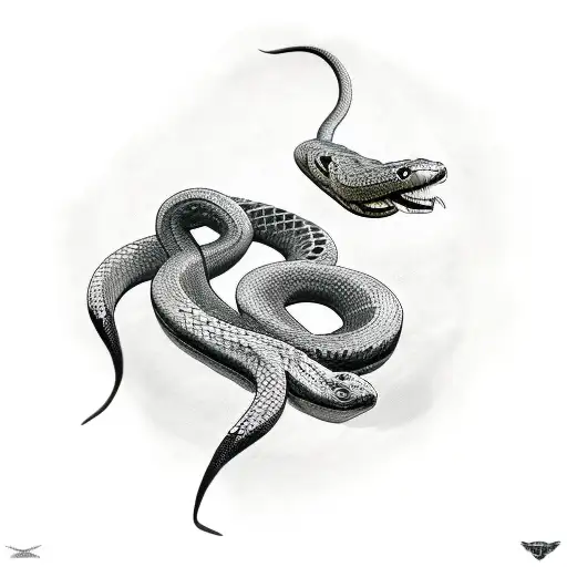 Snake With 3 Arrows In The Head