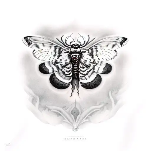 Deaths Head Moth Atlas Moth Hellfire Soul Smoke