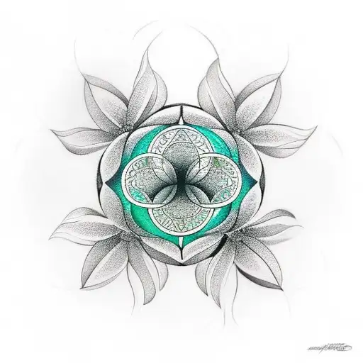 Flower Of Life On A Turtle