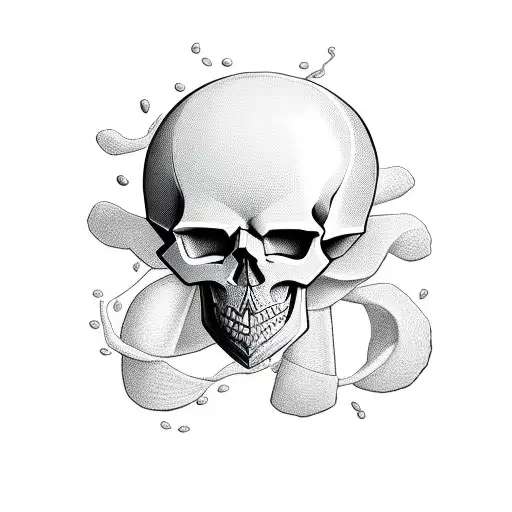 Skull With Link From Zelda Hat