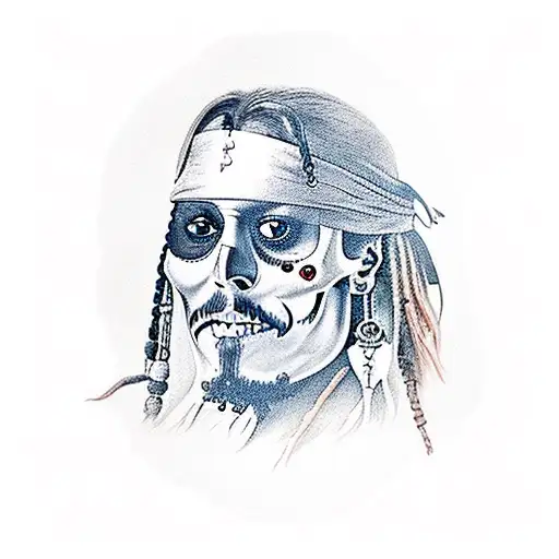 Jack Sparrow Skull Side View