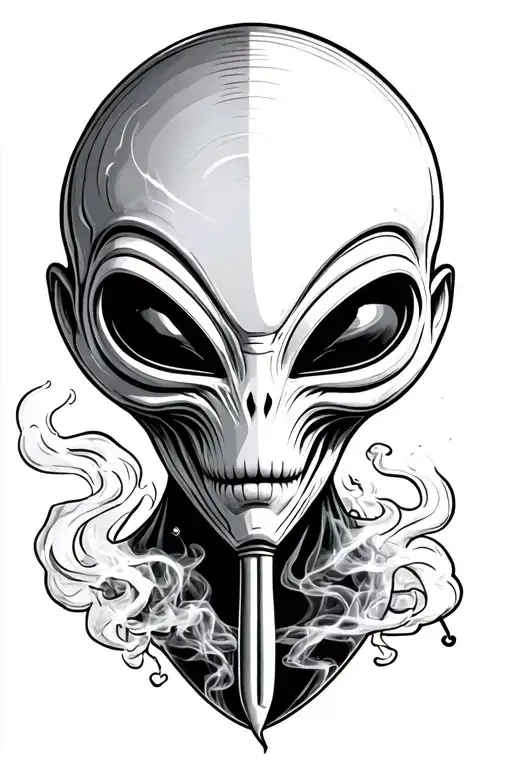 Alien Smoking