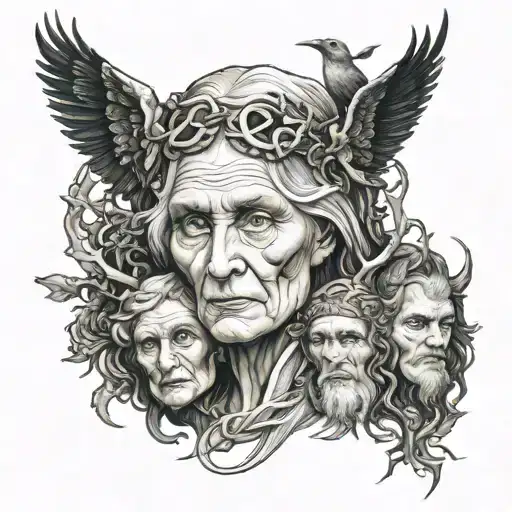 Mother Maiden Crone Head
